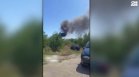 Голям пожар избухна между "Люлин" и "Модерно предградие", гъст дим се вижда отдалеч