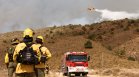 Самолети и хеликоптери обливат огнищата на мащабния горски пожар в Испания (СНИМКИ)