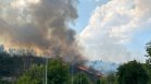Пожарът край Михилци е потушен, но остават тлеещи огнища