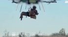 Украйна извърши първата в света евакуация с дрон (+ВИДЕО)