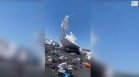 Зрелищно торнадо помете картинг писта в Солун (+ВИДЕО)