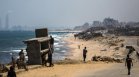 Временният кей край Газа е сериозно разрушен след морска буря