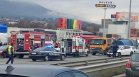 Верижна катастрофа с коли и камион затвори движението на Околовръстното в София