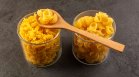 Макарони на фурна със сирене, яйца и мляко