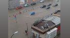 Порой и градушка в Лом, улици се превърнаха в реки (+ВИДЕО)