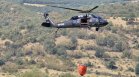 1500 декара гора горят във Врачанско, военен "Кугър" се включи в битката с огъня