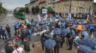 Три протеста парализираха центъра на София, превозвачи се оплакаха от репресия