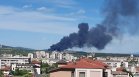Пожар в Стара Загора в посока гробищата