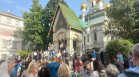 Вярващи блокираха булевард пред Руската църква, обявиха протест всяка вечер