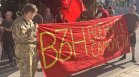 Граждани от Ямбол и Безмер отново на протест срещу военното присъствие в авиобазата