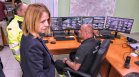 Фандъкова посети новия център "Аварийна помощ и превенция" с директор Красимир Димитров