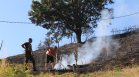 Евакуираха над 100 души от Сенокос заради огнената стихия