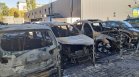 Три пожара и 10 изгорели коли за два часа в София