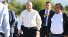 Радев посети бъдещия космически и отбранителен център в Доброславци (СНИМКИ)