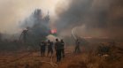 Пожарът на о. Евия: Затворени пътища, ранен огнеборец и експлозия във водоноска