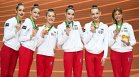 България завоюва три златни медала на Европейското по художествена гимнастика