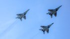 3 изтребителя МиГ-29 долетяха от Пловдив до София за въздушен поздрав на Гергьовден