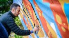 Графити артисти променят столичен подлез: Терзиев даде старт със спрей в ръка
