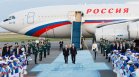 Церемония с високи почести: Путин пристигна в Казахстан (СНИМКИ)