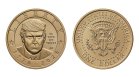 Показаха златната монета с лика на Тръмп
