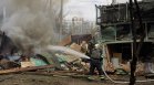 Руска бомба уби човек край Харков, десетима са ранени