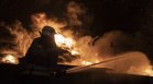 Мощна експлозия и пожар в Харковска област