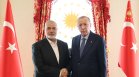Ердоган прие лидера на "Хамас": Палестинците да се обединяват срещу Израел
