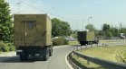 Камиони с немска регистрация извозват военна техника по АМ "Тракия"