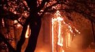Къща изгоря в пожара край Стара Загора