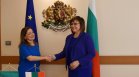Нинова: Италия е основен икономически партньор за България
