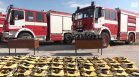 Дронове, противопожарни коли и булдозер за общо 211 000 евро получиха огнеборците в Хасковско (ВИДЕО)