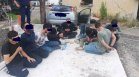 След гонка хасковската полиция залови 10 сирийски мигранти
