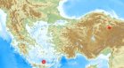 Земетресения в Гърция и Турция през нощта и сутринта