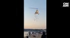 Изчезналият хеликоптер е на фирмата, чийто аероплан хвърля банкноти с лика на Живков