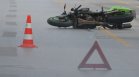 Паднал моторист предизвика верижна катастрофа преди Благоевград