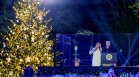 Мелания запали светлините на елхата край Белия дом (СНИМКИ)