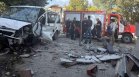 Микробус се вряза в къща в Бургас, шофьорът загина