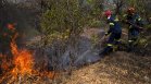 Пожарът в Гърция бушува неконтролируемо до границата ни
