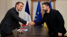 Зеленски и Макрон обсъдиха противоракетната отбрана на фона на нови руски удари