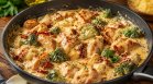 Рецепта за пиле с броколи и сос с маскарпоне и чедър