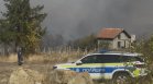 Голям пожар пламна в близост до вилната зона на село Изворище