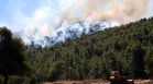 18-и ден гори пожарът в Гърция, който се прехвърли в България