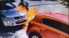 Скопие осъди палежа на колите на българското посолство (+ВИДЕО)
