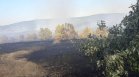 Големият пожар край Дупница остави огнеборците на крак цяла нощ