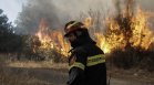 Пожарът на българо-гръцката граница е на километри от село Ахладохори
