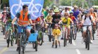Стотици колоездачи отбелязаха Световния ден на велосипеда в София