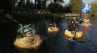 Гигантски тикви вместо лодки: Забавна надпревара в Москва (СНИМКИ)