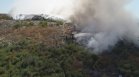 Екип на Bulgaria ON AIR влезе в сметището на Цалапица: Пламъците обхванаха около 15 дка