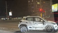 Верижна катастрофа блокира голям булевард в София