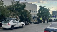 Катастрофа между кола и мотор на оживен булевард в София